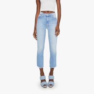 MOTHER The Insider Crop Step Fray size 31